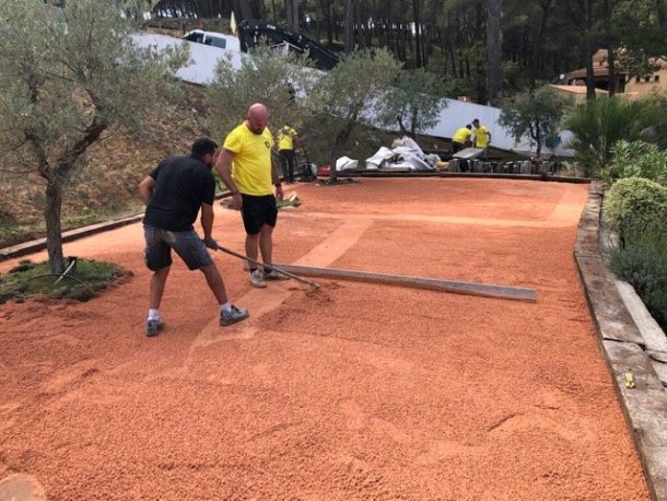 Utiliser du sable stabilisé pour jardin à Calas