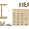 Acier poutrelle HEA à la coupe