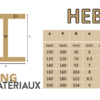 Acier poutrelle HEB à la coupe