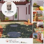Kit décoration jardin coloré Mexico