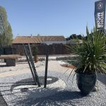 piquet d'ardoise planté