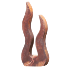 statue flamme metal