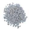 marbre blanc 8/12mm pour jardin