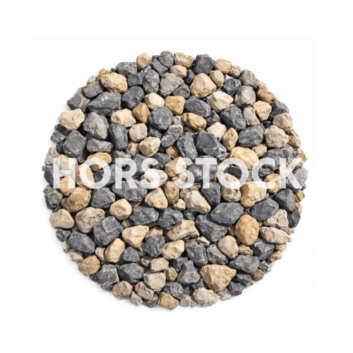 gravier gris et jaune pour jardin