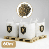 Pack de 3 big bag de tout venant 0/20