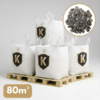 Pack de 4 big bag de galets 16/22.4 pour votre toit terrasse