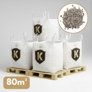 Pack 4 big bag gravillons 6/16 pour vos parkings