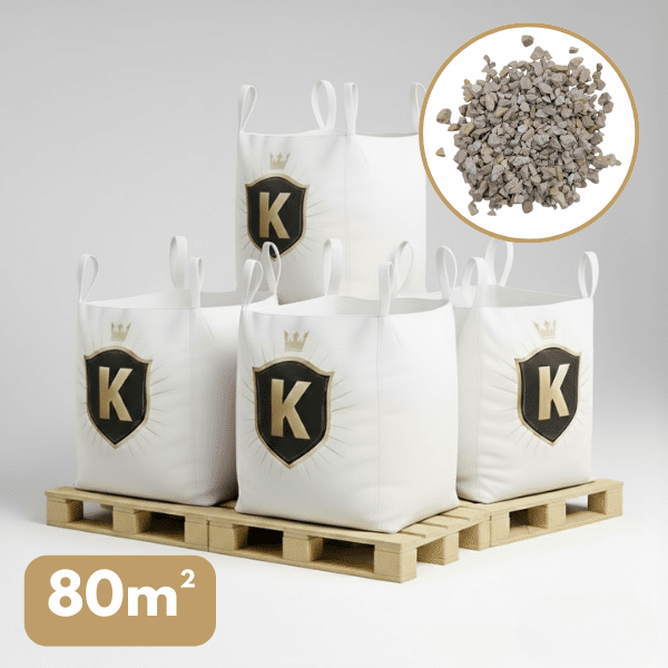 Pack 4 big bag gravillons 6/16 pour vos parkings