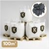 Pack de 5 big bag d'ardoise noire 30/70 pour vos jardinières