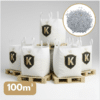 Pack de 5 big bag de gravier de marbre blanc cristal 8/12 pour vos jardins
