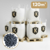 Pack de 6 big bag de galet noir 12/25 pour vos jardins