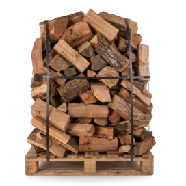 palette de bois de chauffage