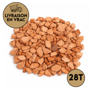 Gravier décoratif orange Taronja 14/20 mm en vrac
