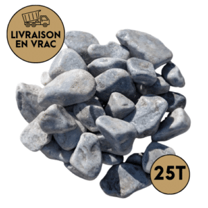 Galet gris bleu 40/60 mm en vrac