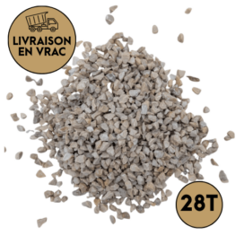 Gravillons calcaire blanc 6/10 mm en vrac