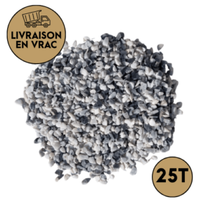 Gravillons concassés Ice Blue 8/12 en vrac