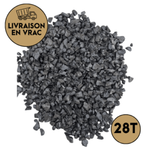 Gravillons concassés noir basalte 6/14 mm en vrac
