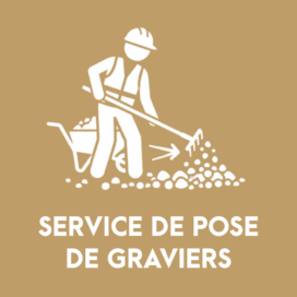 Service d'installation de gravier